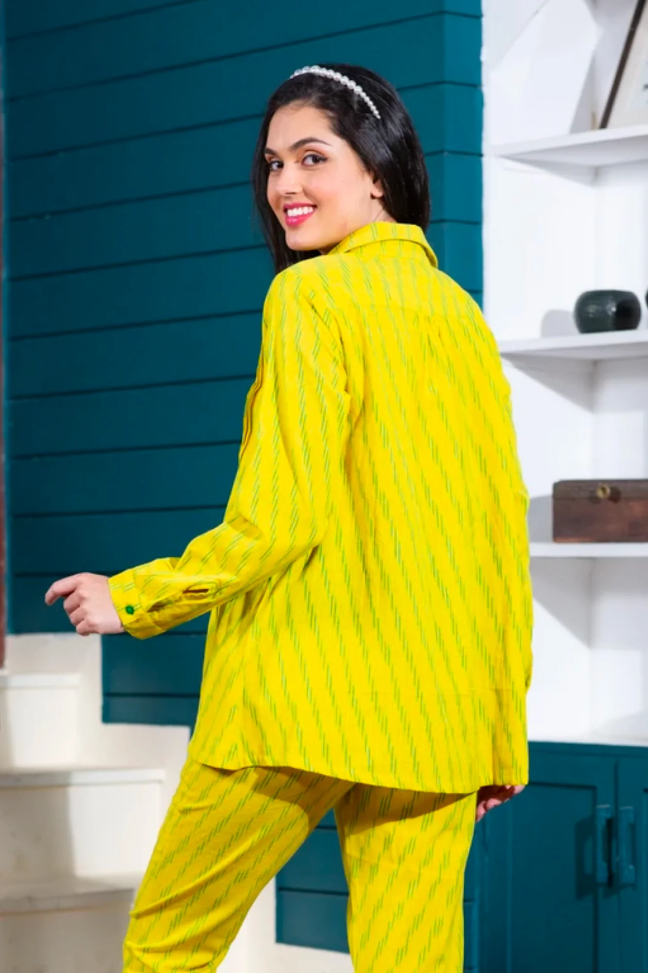 Classic Lemon Maternity & Nursing Top (100% Cotton) - Chenance