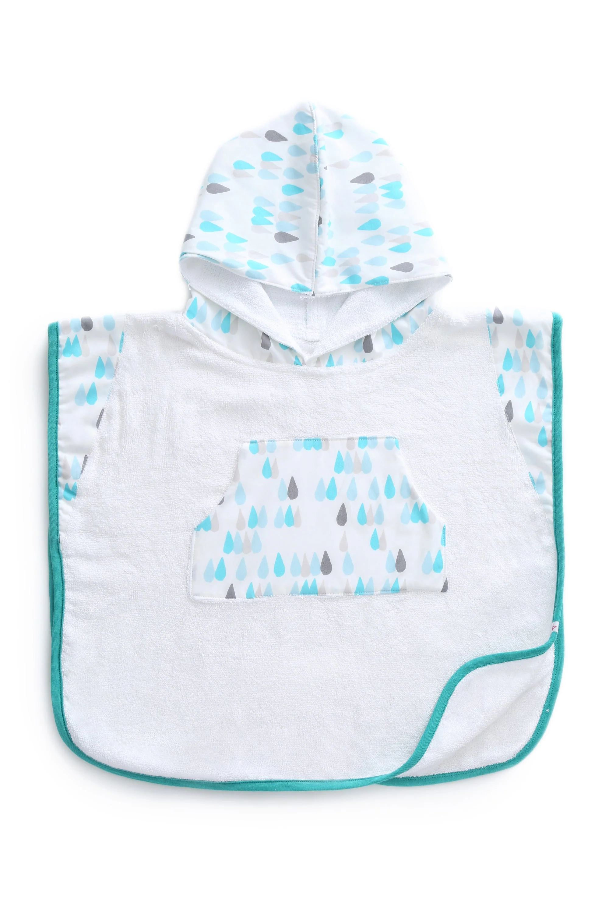 Raindrops - Hooded Poncho - Chenance