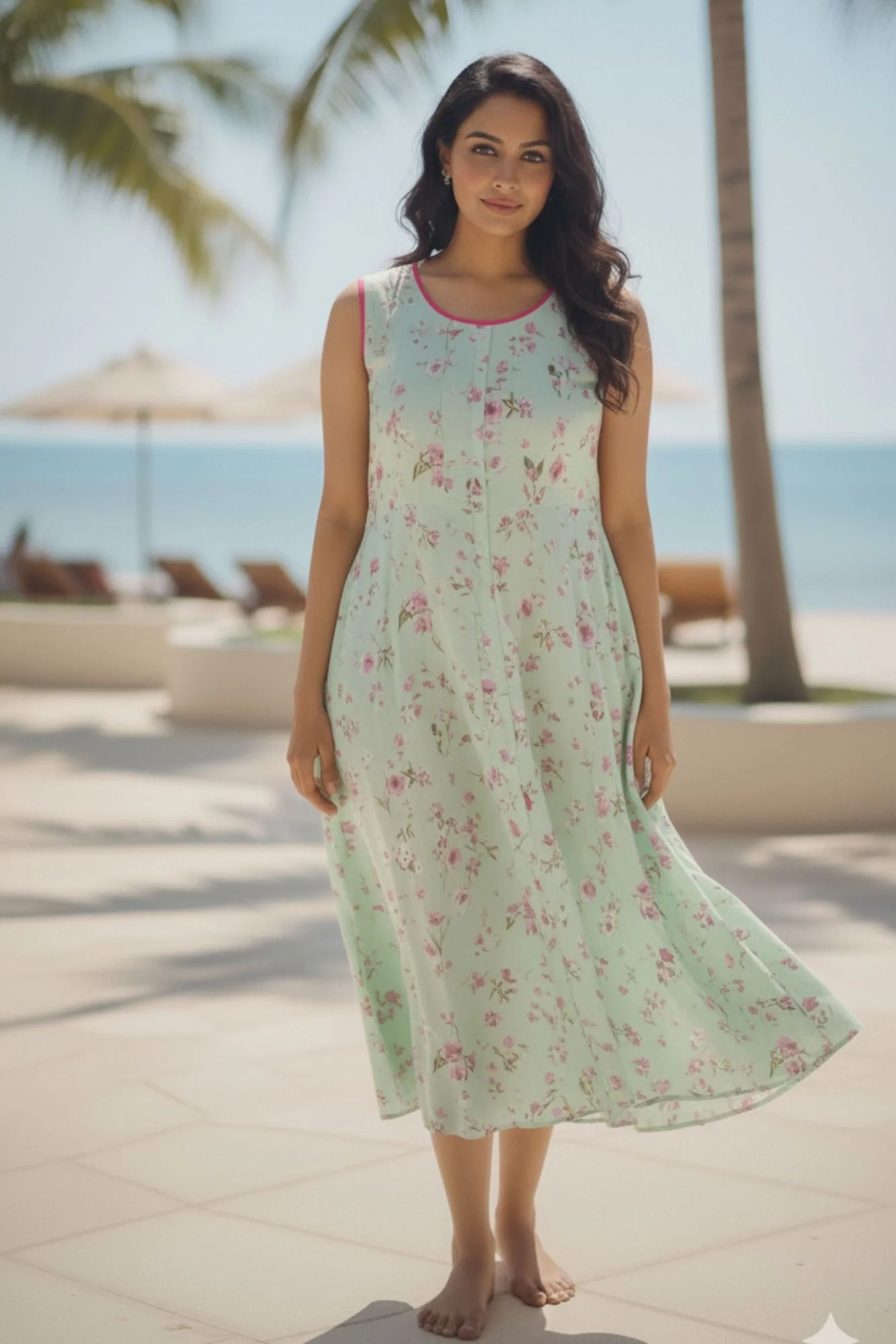 Mint Maternity & Nursing Dress - Chenance