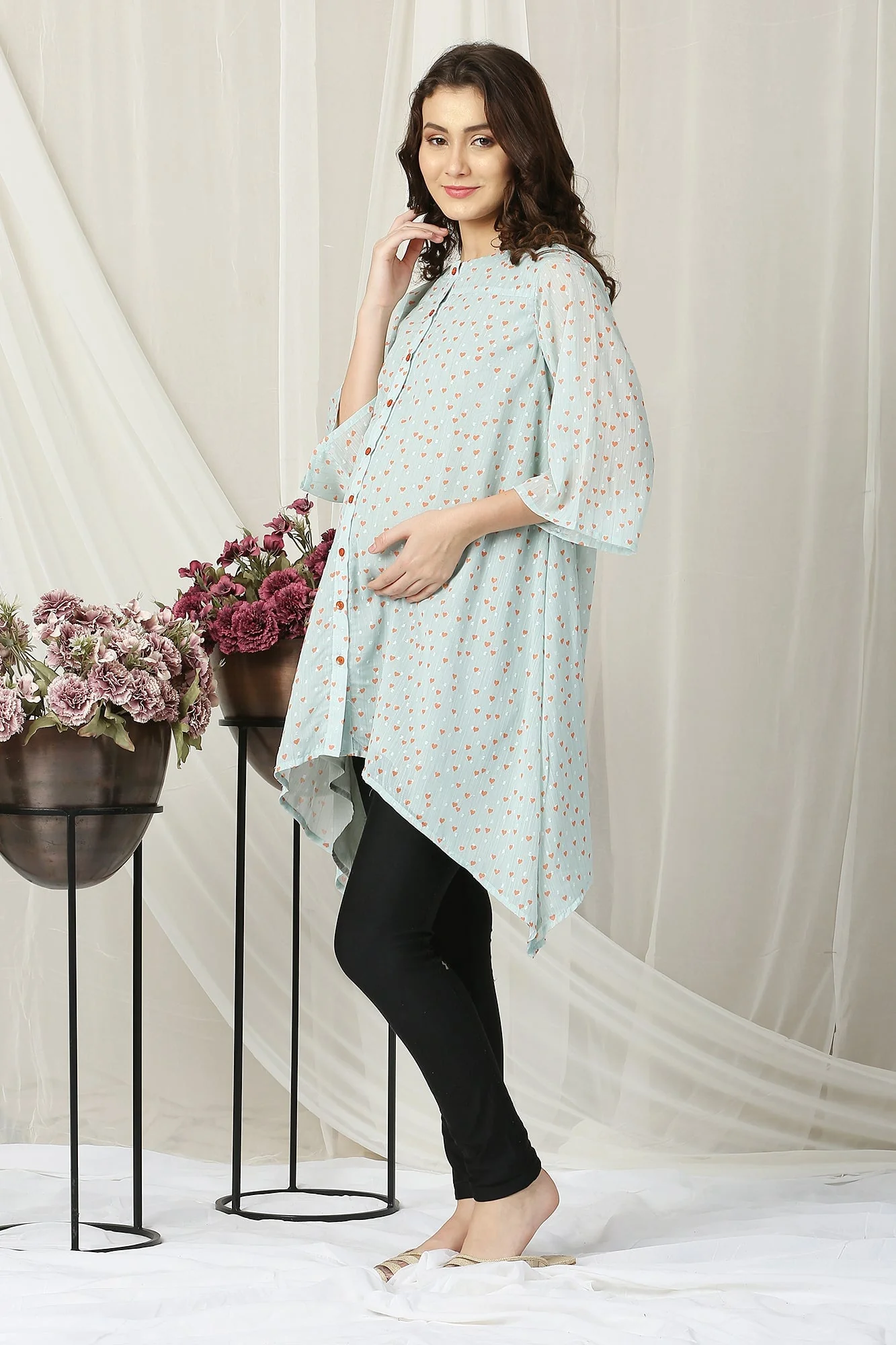 Easy Breezy Pastel Maternity & Nursing Top - Chenance