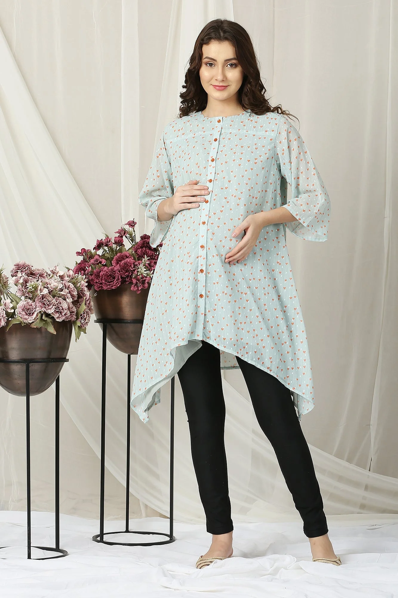 Easy Breezy Pastel Maternity & Nursing Top - Chenance