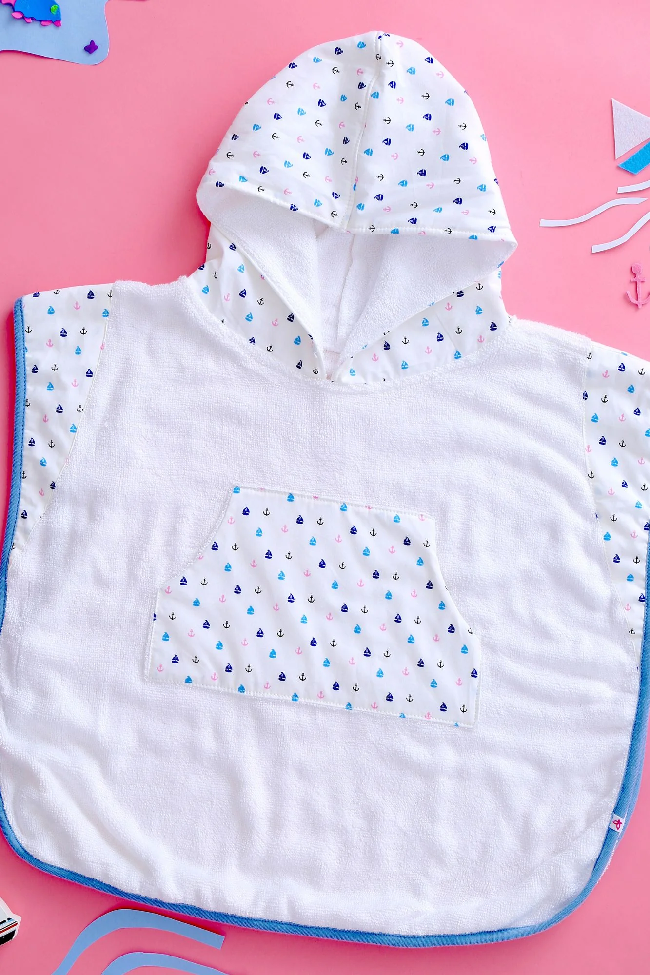 Sail Away - Hooded Poncho - Chenance