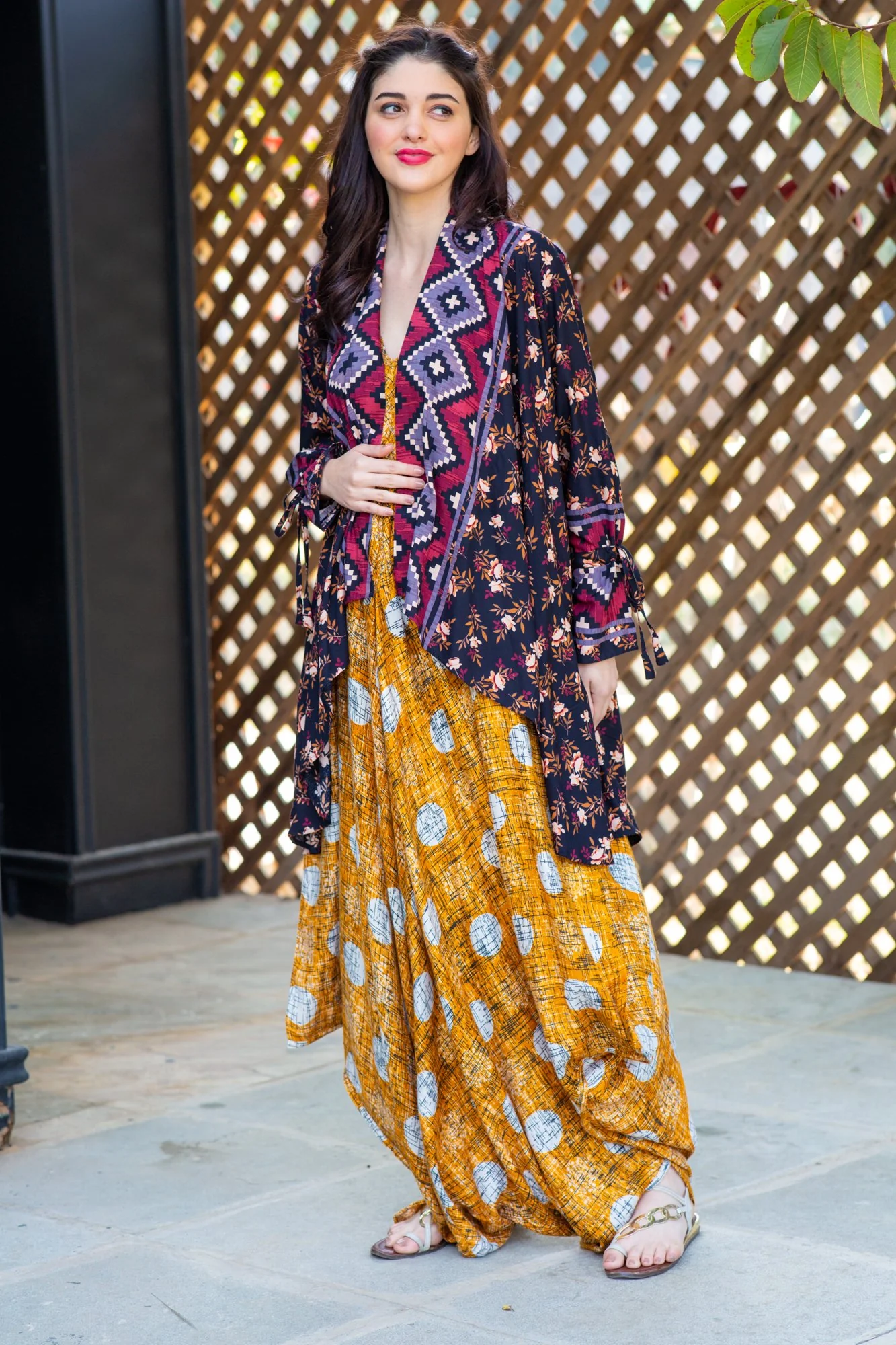 Set of 2 - Noir Cotton Maternity Jumpsuit with Cover Up - Chenance