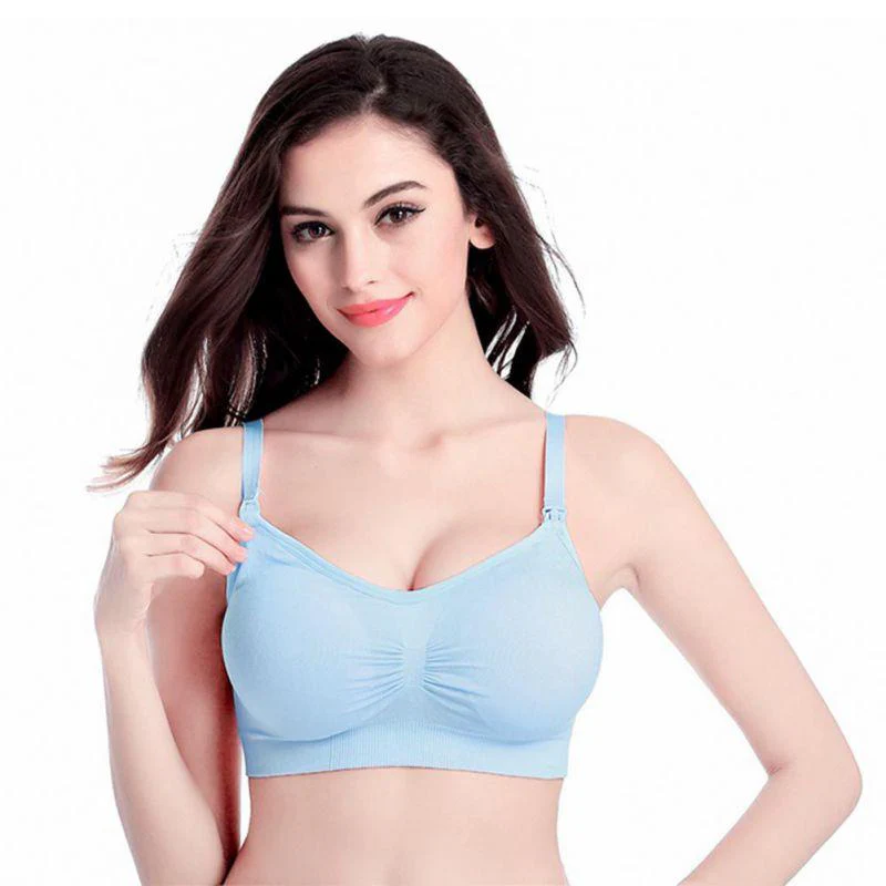 Sky Blue Maternity & Nursing Bra - Chenance