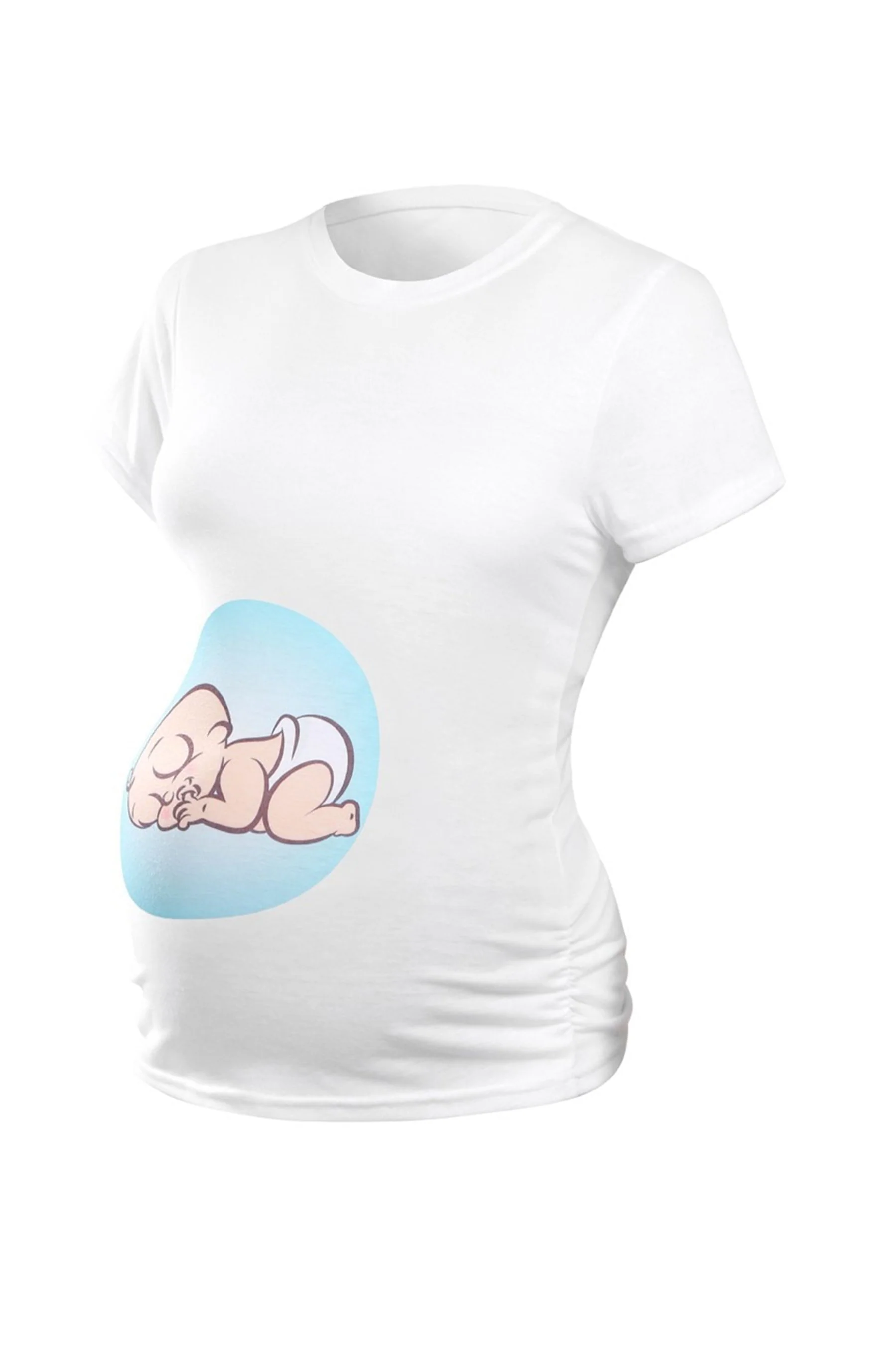 Cute Blue Baby Maternity Tee/T-shirt - Chenance